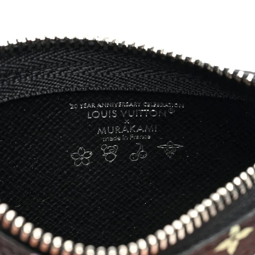 Louis Vuitton Murakami Key Pouch LV X TM Multicolor Black Cles Pochette 2025
